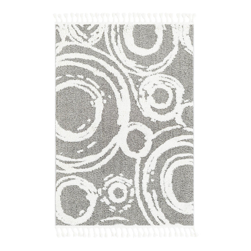 Abstract Indoor Rug, Rectangle 4'1" x 6'1"