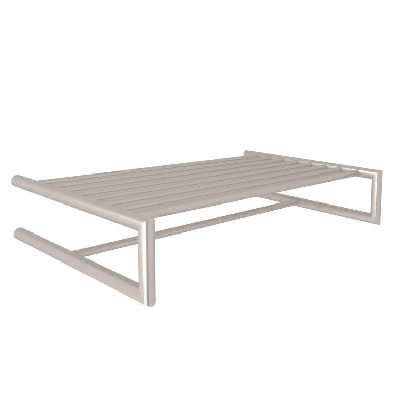 Lombardia® 24" Wall Mount Towel Shelf, Satin Nickel