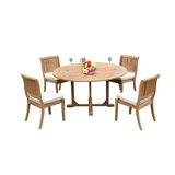 Arbor Outdoor 5 - Piece Teak Dining Set