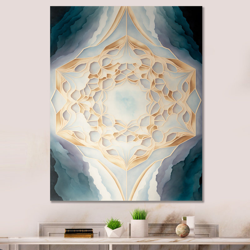 Décoration murale géométrique Sacred, H 40 po x l 30 po x P 1 po