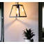 Luminaire suspendu lanterne carré noir 1 lumière