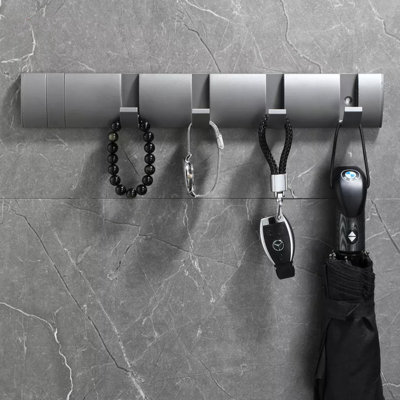 Aleashia Wall Mounted Coat Rack