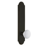 Grandeur Arc Tall Plate Double Dummy with Hyde Park Door Knob