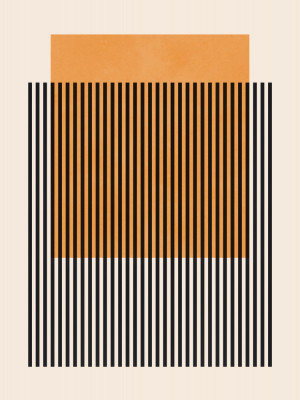 Mid-Century Modern Geometry Print, Size, Format, Frame Color