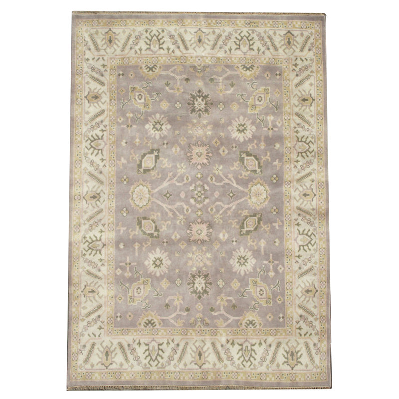 Tapis gris Oushak 8 x 10