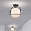 Luminaire suspendu sphérique unique à 1 lumière