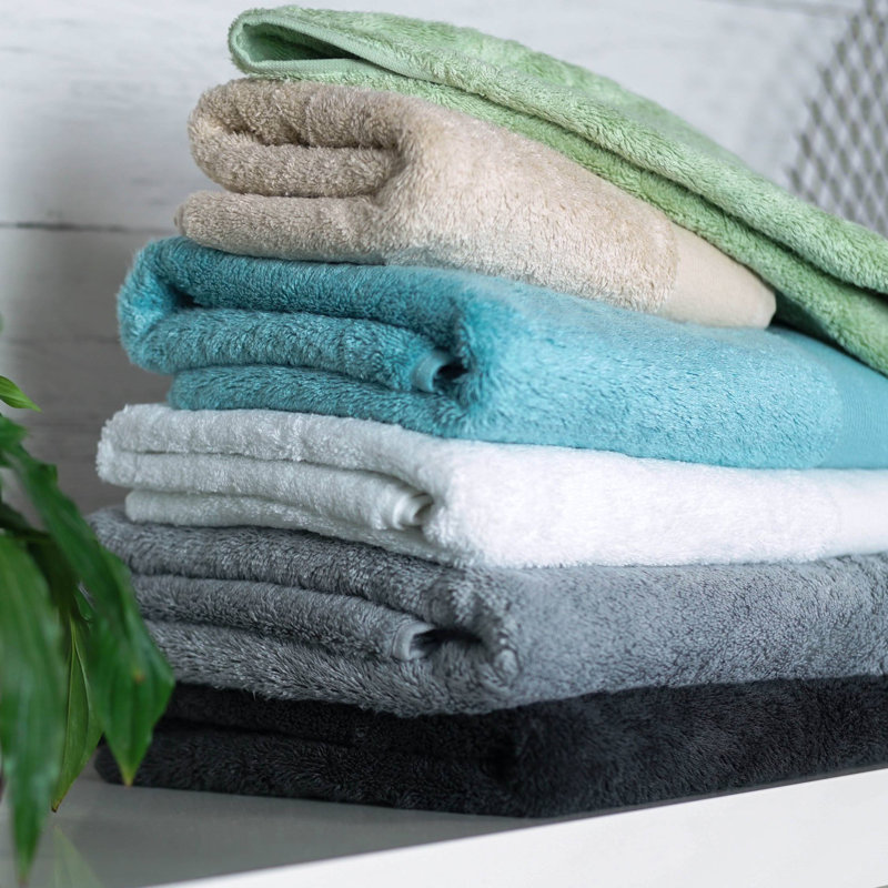 Sustainable Bamboo Hand Towel, White
