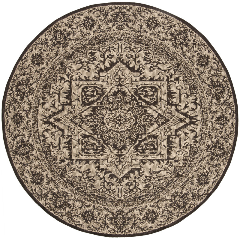 Tapis oriental Allie Performance, Rond 6 pi 7 po
