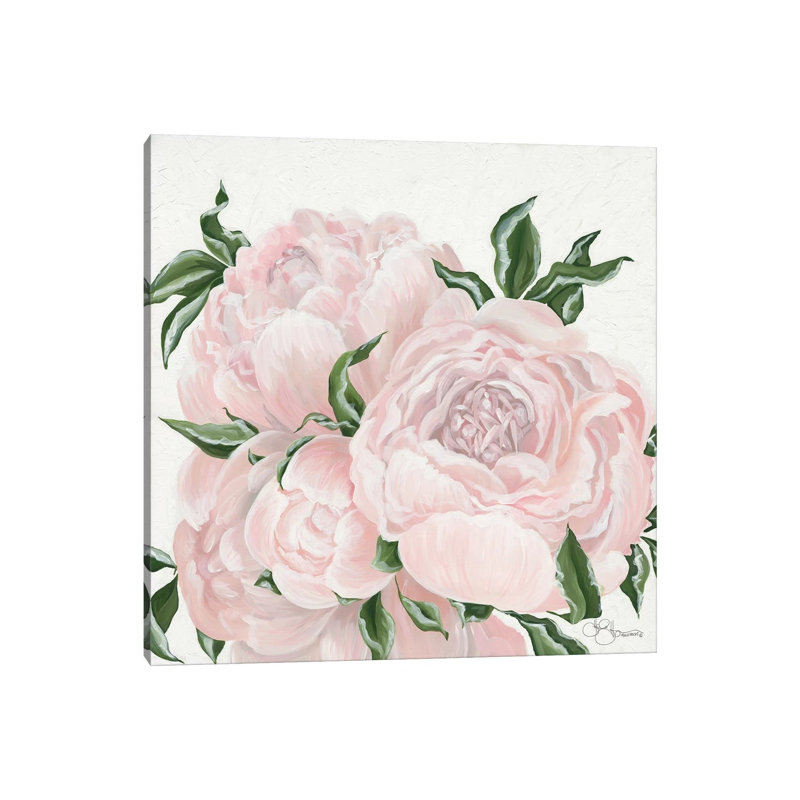 Flowers - Wrapped Canvas Painting, 66.04 cm H x 66.04 cm W x 1.91 cm D