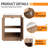 24'' Single Bathroom Vanity With Resin Top