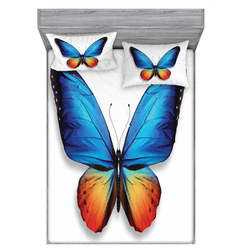 Microfiber Sheet Set, Full Sheet Set with Fitted Sheet