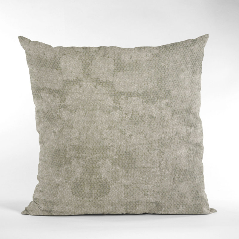 Reversible Throw Pillow, 24" x 24", Platinum