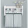 Afanasie 25" Wide Wooden Rectangular Wall Mounted Bathroom Shelf With Storage And Towel Bars