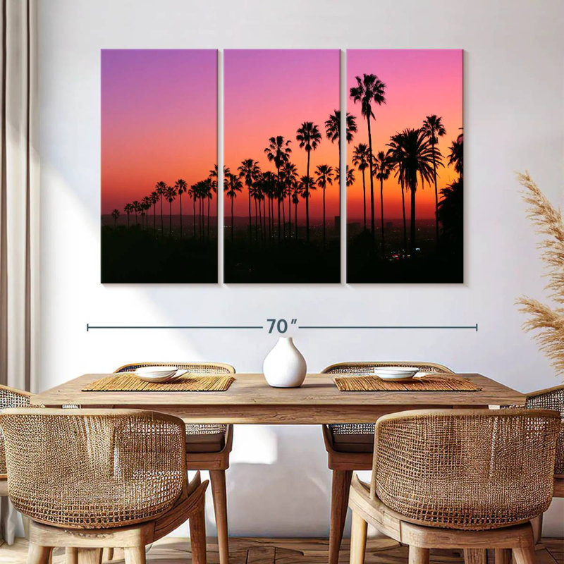 Harnek Los Angeles au crépuscule, H 42 po x l 65 po