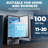 CIM Coolski 15" 100lbs/24h Under Counter Built-in Freestanding Ice Maker Machine For Commercial Use & Home Use