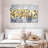 Gold And Silver Abstract On Canvas Print-565490574