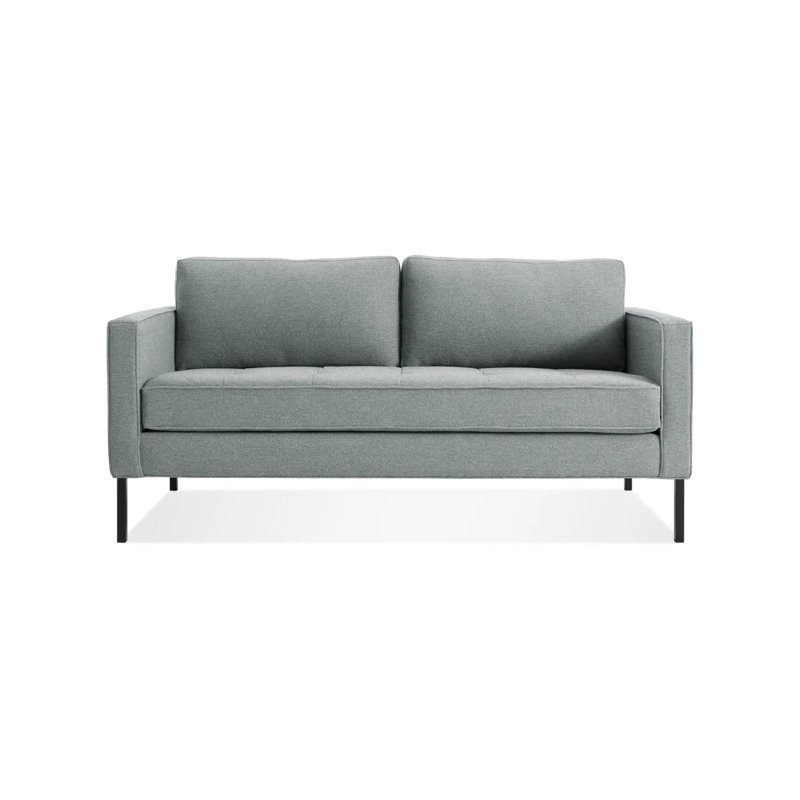 Paramount Loveseat, Sanford Ceramic Crossweave, Metal