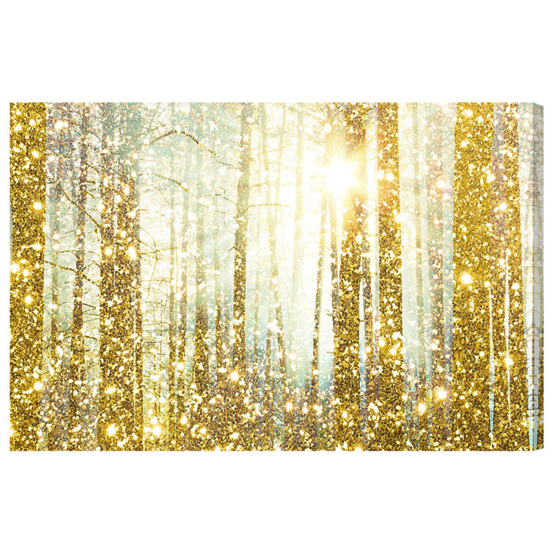 « Magical Forest » par Oliver Gal - impression d'art graphique, H 36 po x l 54 po, Toile
