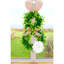 Couronne artificielle en plastique 9 po