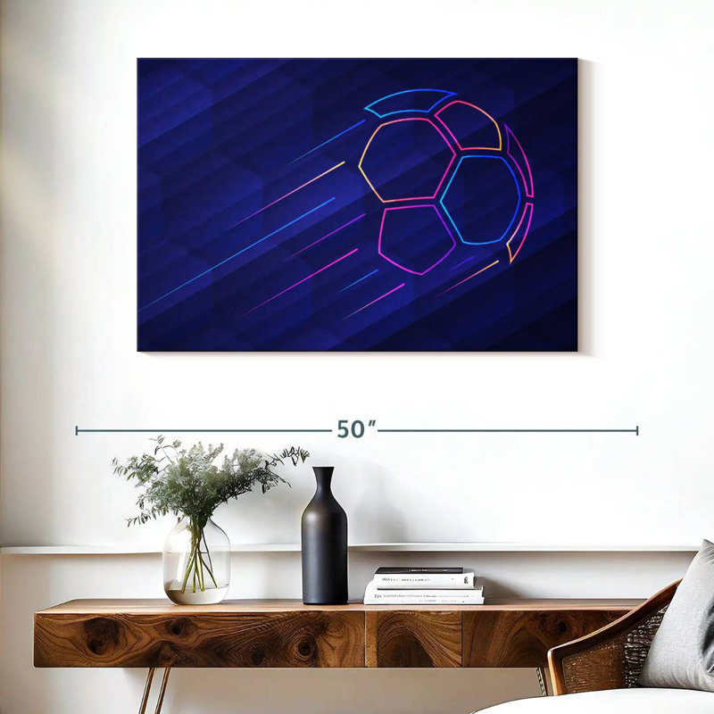Ballon de football Sireci Swift Neon, H 26 po x l 39 po