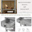 Table de chevet 3 tiroirs Rascoe-2136976375