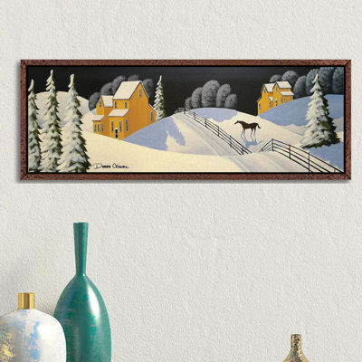 Lovely Country Winter by Debbie Criswell - Panoramic Painting on Canvas