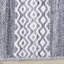 Methuen à rayures grises recyclées P.E.T. Tapis de salon-923418248