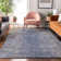 Premium Machine Washable Prisco Blue Rug
