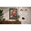Coral Blossom Garden Botanical - Framed Print-323393877-323393899