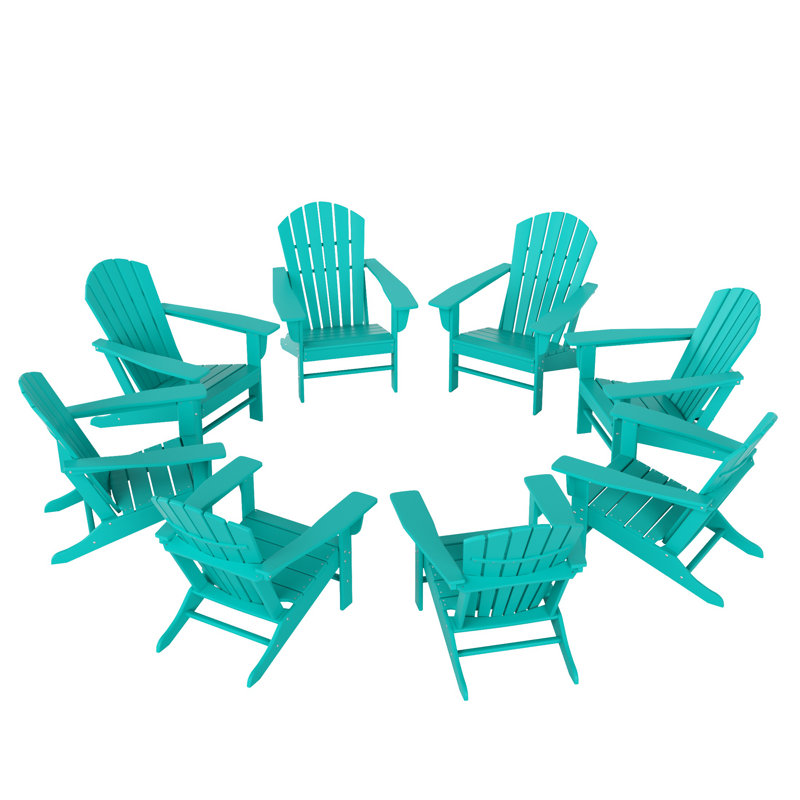 Chaise Adirondack en plastique Altura, Turquoise