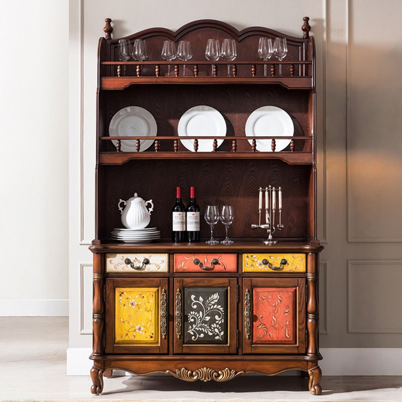 Brown Solid + Manufactured Wood Sideboard