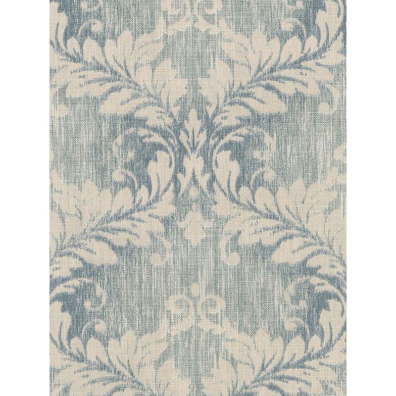 Rouleau de papier peint L 33 pi x l 21 po, Bleu/Gris