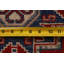 Tapis de couloir géométrique fait à la main Kazak 3 x 19