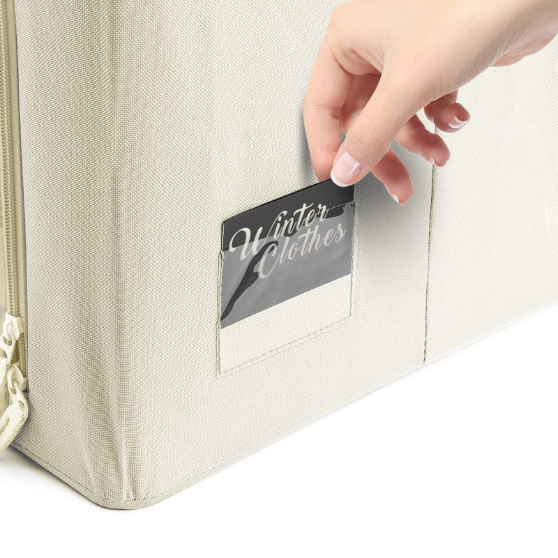 Sac de rangement en tissu Sorbus, Beige
