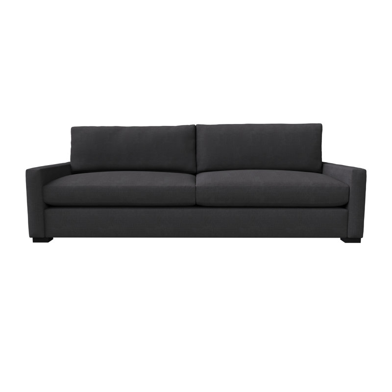 Canapé à accoudoirs carrés 95 po, Revolution® gris anthracite