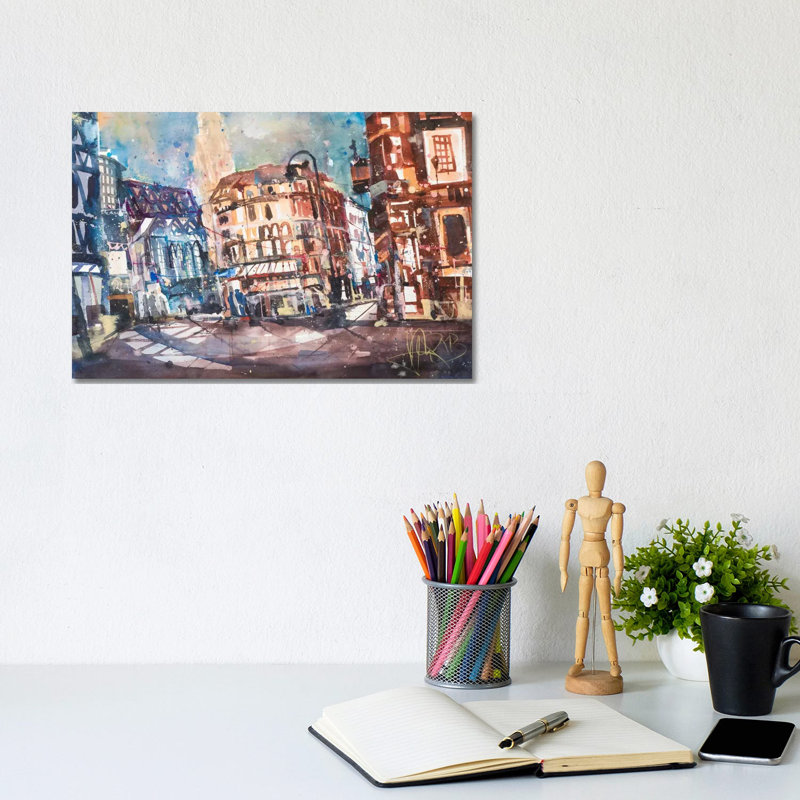 Vienna by Andreas Mattern - Wrapped Canvas Painting, 20.32cm H x 30.48cm W x 1.905cm D