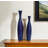 Quijano Glaze Ceramic Vases, 2/Set, Cobalt Blue
