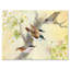Oiseaux sur un pommier en fleurs - Peinture sur toile-59916142-59916146