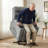 Power Lift Recliner Chair For Elderly With Heated Vibration Massage, Electric Lift Chair With Assist Function, Cup Holders, Side Pockets, Remote Control Reclining Chair For Living Room