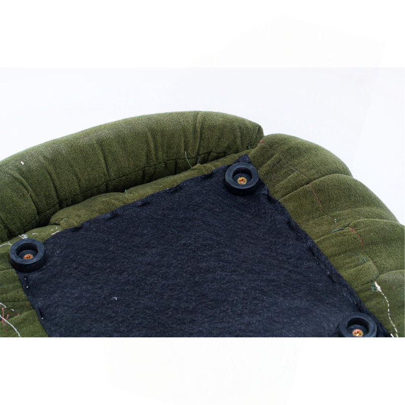 060-Chenille Fabric Modern Knot Design Ottoman Makeup Stool Footstool, Comfortable And Stylish Seat For Living Room, Bedroom（ONLY OTTOMAN)
