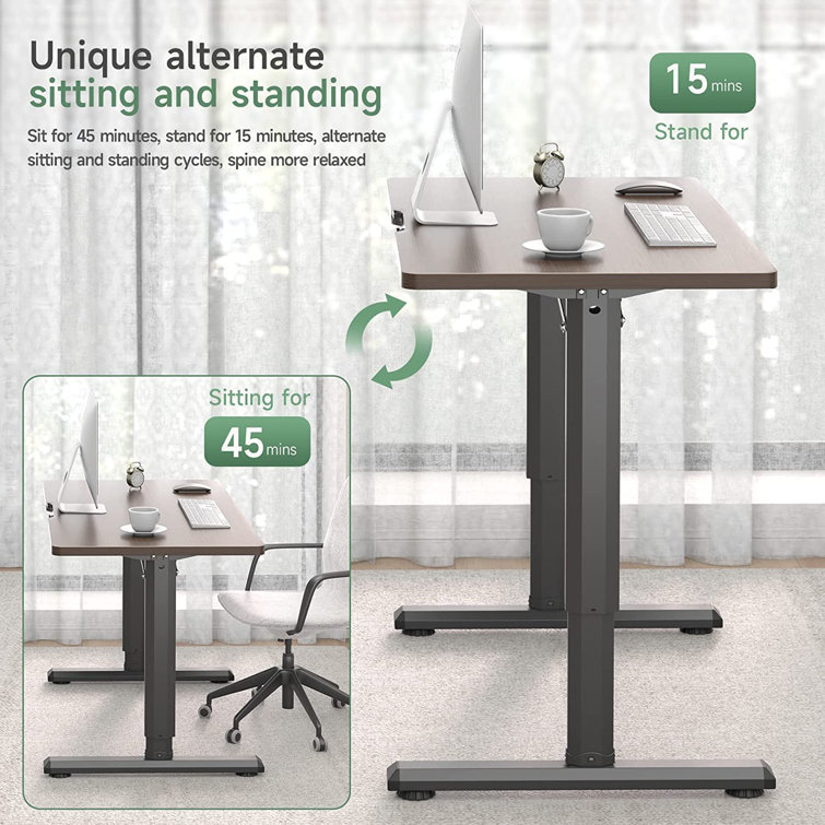 55 Electric Standing Desk Adjustable Computer Desk Home Office