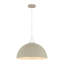 1-Light Simple Design Colorful Dome Pendant Light with Adjustable Height-127149934