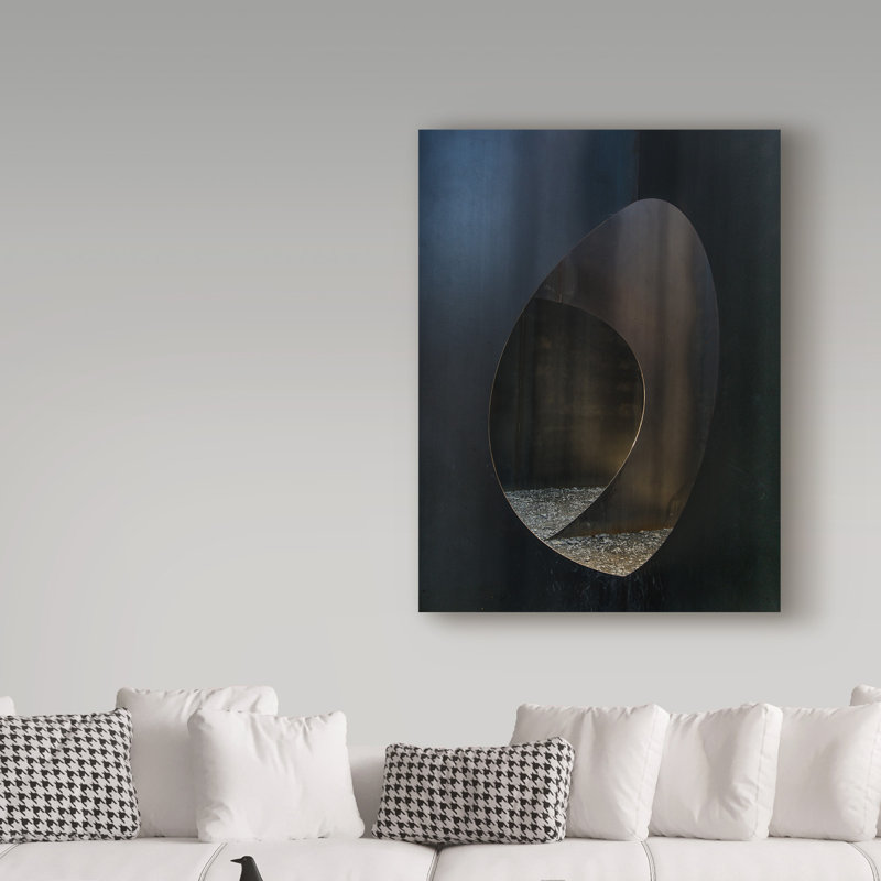 «Oval Steel» par Gulfport, impression sur toile tendue, H 19 po x l 14 po x P 2 po
