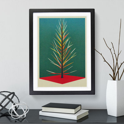 Retro Tree No.1 - Framed Print