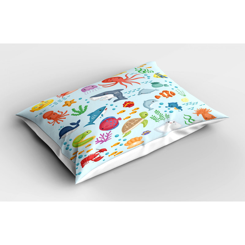 Starfish Polyester Sham Set, Twin