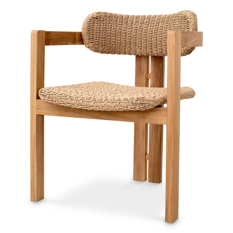 Donato Outdoor Teak Dining Armchair