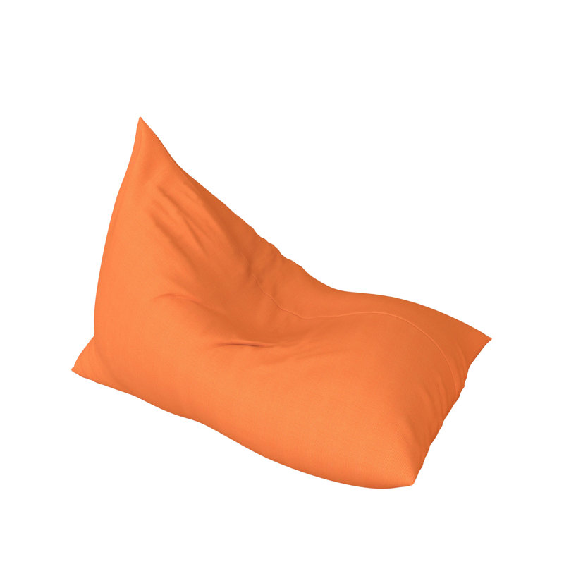 Sunbrella Bean Bag Lounger Cover (Bag Only,XXL), 51" H x 51" W x 67" D, Canvas Tangerine Sunbrella®