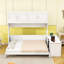 Grand lit escamotable en bois avec mécanisme hydraulique, rangement intégré et bureau polyvalent-290536045