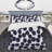 Blue Circle Pattern - Abstract Duvet Cover Set - Microfiber Polyester
