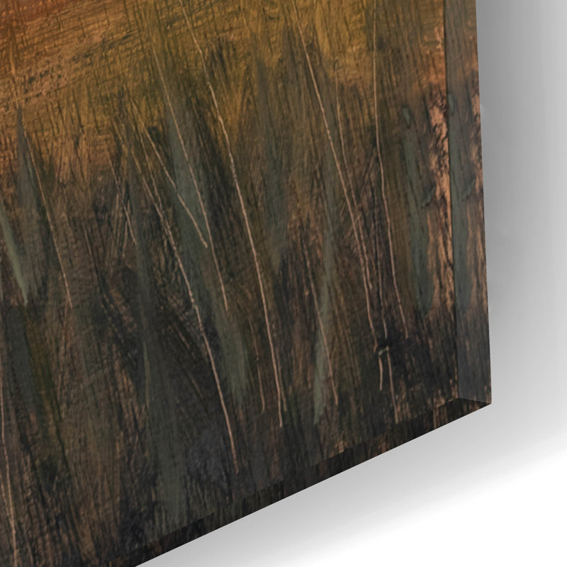 «The Opened Field» par Marian Parsons, art mural en verre acrylique, 12 po x 16 po